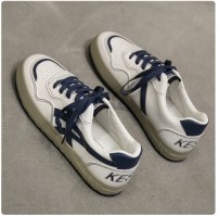 Повседневные спортивные ретро кеды кроссовки - низкие студенческие фото