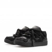Кеды Cat and Sofa Dreadlocks Mono Black черные фото