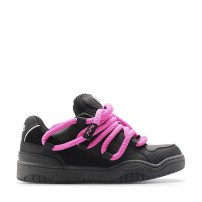 Кеды Cat and Sofa Dreadlocks Black/Pink черные розовые