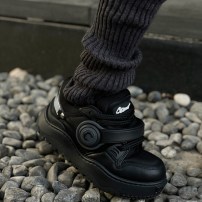 Кеды Cat and Sofa Wave Max Mono Black черные фото