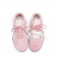 Кроссовки Cat and Sofa Emoji Bow Pink розовые фото