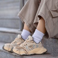 Кроссовки Sk Trip Claw Strap Flax Rise бежевые фото