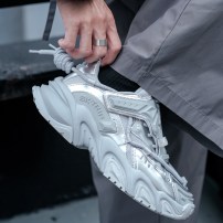 Кроссовки Sk Trip Mecha Titanium Gray серебристые фото