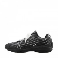 Кроссовки Cat and Sofa Retro Football Black/White Stripes фото