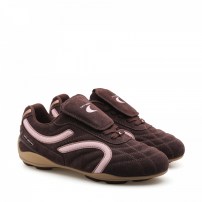 Кроссовки Cat and Sofa Retro Football Palm Powder коричневые розовые фото