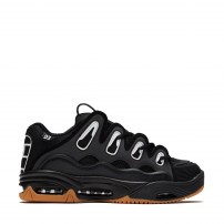Кеды Osiris D3 2001 Black/Gum черные с карамельной резиновой подошвой