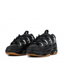 Кеды Osiris D3 2001 Black/Gum черные с карамельной резиновой подошвой фото