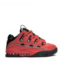 Кеды дутики Osiris D3 2001 Red/Black красно-черные скейтерские