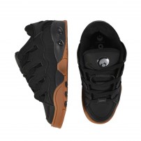 Кеды Osiris D3 OG Black/Gum черные с карамельной подошвой классика скейта фото