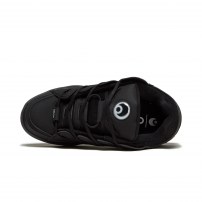Кеды Osiris D3 OG Mono Black черные гладкие скейтерские на массивной подошве фото