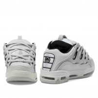 Кеды дутики Osiris D3 2001 Grey/Black серые массивные скейтерские фото