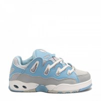 Кеды Osiris D3 OG Baby Blue голубые пастельные с серо-белой отделкой