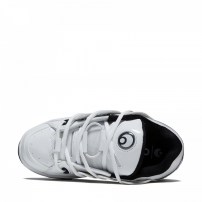 Кеды Osiris D3 OG White/Black белые с черными контурами в петлях фото