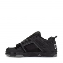 Кеды DVS Comanche Black Reflective черные с рефлективными вставками скейтерские фото