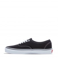 Кеды Vans Authentic Black черные на белой подошве фото