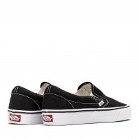 Слипоны Vans Classic Slip-On черные без шнурков фото
