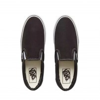 Слипоны Vans Classic Slip-On Platform Black на высокой подошве фото
