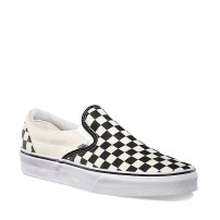 Слипоны Vans Classic Slip-On Checkerboard черно-белая клетка фото