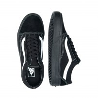 Кеды Vans Old Skool черные с черной подошвой фото