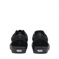 Кеды Vans Old Skool черные с черной подошвой фото