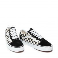 Кеды Vans Old Skool Primary Check черно-белая клетка фото