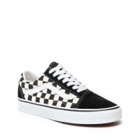 Кеды Vans Old Skool Primary Check черно-белая клетка фото