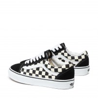 Кеды Vans Old Skool Primary Check черно-белая клетка фото