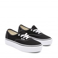 Кеды Vans Authentic Platform 2.0 черные на высокой подошве фото
