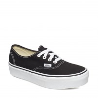 Кеды Vans Authentic Platform 2.0 черные на высокой подошве фото