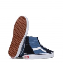 Высокие кеды Vans Sk8-HI Navy/White темно-синие двухтонные фото