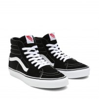 Высокие кеды Vans Sk8-HI черные замшевые классические фото