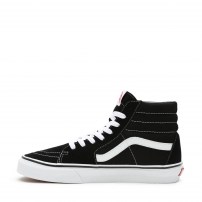 Высокие кеды Vans Sk8-HI черные замшевые классические фото