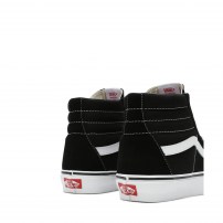 Высокие кеды Vans Sk8-HI черные замшевые классические фото