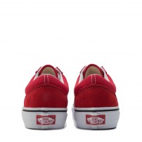 Кеды Vans Old Skool Red красные с белой полосой фото