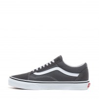 Кеды Vans Old Skool Pewter серые с белой полосой фото