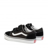 Кеды Vans Old Skool V черные на липучках фото