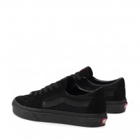 Кеды Vans Sk8-OX Mono Black полностью черные замшевые фото