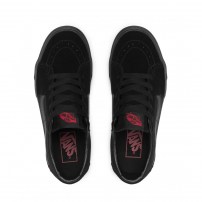Кеды Vans Sk8-OX Mono Black полностью черные замшевые фото
