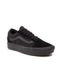 Кеды Vans Old Skool ComfyCush черные кожаные с мягкой подошвой фото