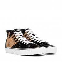 Высокие кеды Vans Sk8-HI X Imran Potato черные с принтом ладони фото
