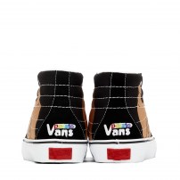 Высокие кеды Vans Sk8-HI X Imran Potato черные с принтом ладони фото