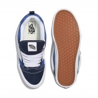 Кеды Vans Knu Skool синие с широким замшевым верхом фото