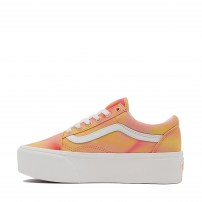 Кеды Vans Old Skool Max Stackform с tie-dye закатным градиентом фото