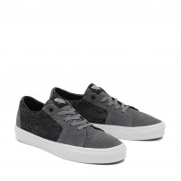 Кеды Vans Sk8-OX серые с черным пиксельным принтом фото