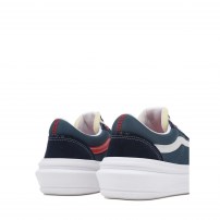 Кеды Vans Old Skool Overt CC темно-синие на высокой платформе фото