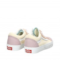 Кеды Vans Old Skool Pastel Block розово-кремовые двухтональные фото