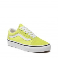 Кеды Vans Old Skool зеленые лаймово-неоновые яркие фото