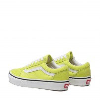 Кеды Vans Old Skool зеленые лаймово-неоновые яркие фото