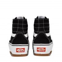 Высокие кеды Vans Filmore черные хайтоп на высокой платформе gum фото
