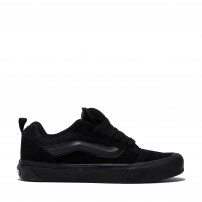 Кеды Vans Knu Skool черные тотально с гексагональной сеткой